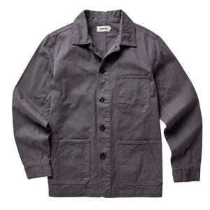 Taylor Stitch The Ojai Chore Jacket Mens 42 L Organic Charcoal Foundation Twill